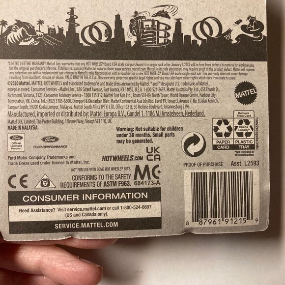 Hotwheels 2019 Ford Ranger Raptor, Green, HW Hot Trucks, 8/10 #236/250 - Picture 7 of 12